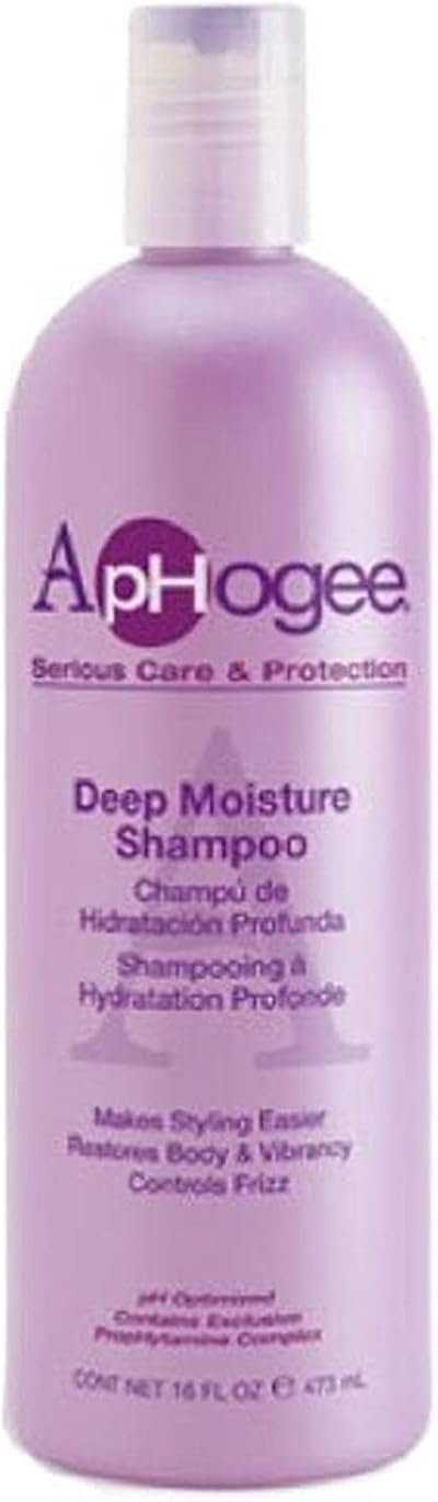 Aphogee Deep Moisture Shampoo 473ml Dry Lifeless Hair Hydration Shine