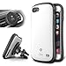 iFace Duo Case and Magnetic Car Mount set for iPhone 7-2in1 Rugged Military Grade Protective Case with Car Holder/Kickstand [Pearl White]
