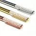Crystal Pen, 3 Pcs Rose Gold Pen Metal Ballpoint Pen Bling Diamond Pens with 3 Extra Black Refills for Office Supplies (3pcs Pens)