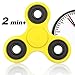 RAVO Fidget Spinner Toy,Over 2 Minutes Spin Time,Anti-Anxiety 360 Spinner,Helps Focusing Fidget Toy,EDC Focus Toy,Yellow