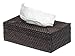 KOUBOO 1030020 Laguan Tissue Box Cover, Espresso/Dark-Brown