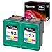 Valuetoner Remanufactured Ink Cartridge Replacement for HP 93 CC581FN C9361WN (2 Tri-Color) 2 Pack