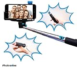 2016 NEW YEAR SELFIE SALE! The #1 Selfie Stick with Wireless Bluetooth Remote for iPhone 6, 6 Plus, 5S, 5C, 5, 4S, 4, Samsung Galaxy S, S4, S5, S6, Google Nexus 4, 5, 6 and more. Designed in the USA.