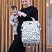 Hafmall Diaper Bag Backpack - Waterproof Multifunction Large Baby Travel Bag (Chevron)