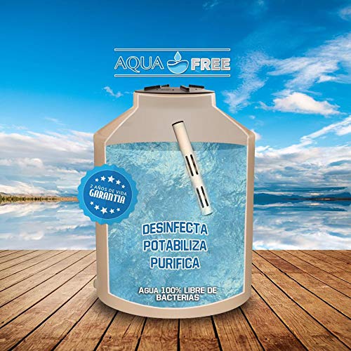 AQUA FREE, DESINFECTANTE DE AGUA PARA TINACO, ELIMINA VIRUS, BACTERIAS Y HONGOS DEL AGUA POR DOS AÑOS