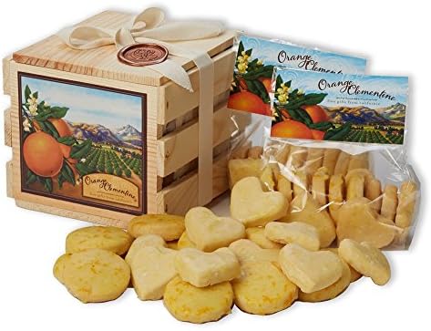 Orange Hugs & Lemon Kisses Shortbread Cookies Cute Crate