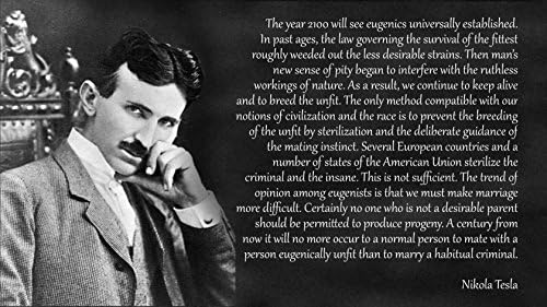Poster Nicola Tesla (Quotes 38) Get Motivated Poster 12 x 18 ”