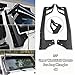 IRONWALLS Front Windshield Mounting Brackets for 52'' LED Light Bar, Compatible with 2007-2017 Jeep Wrangler JK LED Light Bar, 1 Pair, Left and Right, LED Bar NOT Included