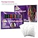 Temporary Bright Hair Chalk Set - Ovinm Non-Toxic Metallic Glitter for All Hair Colors- Built in Sealant, 6 Colors