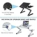 Aluminum Laptop Stand Adjustable Laptop Desk Table for Office Dorm Bed Sofa, Large 19″ Ergonomic Portable Tray with CPU Cooling Fans and Mouse Pad Monitor Riser, Upgrade NO Swingthumb 4