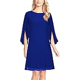 WOOSEA Womens Cocktail Dresses Flutter Sleeve Formal Dresse Wedding Guest Dresses for Women 2025 Trendy