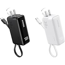 【美品】Anker Power Bank 10000m, USB-C 3in1 Anker PowerCore III Sense 10K Power Bank, USB-C Cell