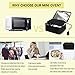 TrianglePatt Personal Portable Oven, Electric Slow Cooker for Food,Mini Oven for Meals Reheat,Food Warmer with Lunch Bag(110V)