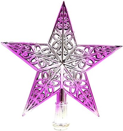 Gespout クリスマスツリートップ スター 星 クリスマス 飾り ツリーオーナメント 装飾 パーツ 幸運星 ツリー用品 アレンジ オーナメント 幸せを運ぶシャイニングスター クリスマスツリー Rwenzorisustainable Org