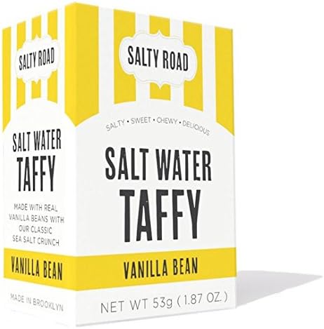 Salty Road Gourmet Saltwater Vanilla Bean Taffy 1.87 oz Box