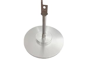 DIY Reciprocating Saw Adapter Connector Replacement Suction Cup Attachment 3.86 inch x 3.78 inch- Silver