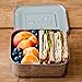 LunchBots Deep Duo Stainless Steel Food Container - Features a Removable Divider to Create 1 or 2 Sections - Great for Tall Sandwiches or Big Salads - Eco-Friendly, Dishwasher Safe and BPA-Free