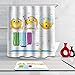 SPPRANDOM Maxwelly 3D Cute Shower Curtain Funny Expression Emoji Bathroom Shower Curtain with Hooks for Kids and Adults - Polyester Wateproof 72-Inch by 72-Inch