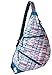 Slope Sling Bag for Women Kids School Crossbody Shoulder Backpack One Strap Daypack - Stripe Stamp