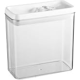 Felli Flip Tite Acrylic Food Storage Rectangular Canister, 91 oz.