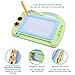 Magnetic Doodle Board with Enclosed Back Panel for Toddlers, Travel Size Magnetic Thicken Drawing Writing Tablet-Erasable Mini Sketching Pad with Pen 2 Stamps for Kids Childrens Birthday Gifts