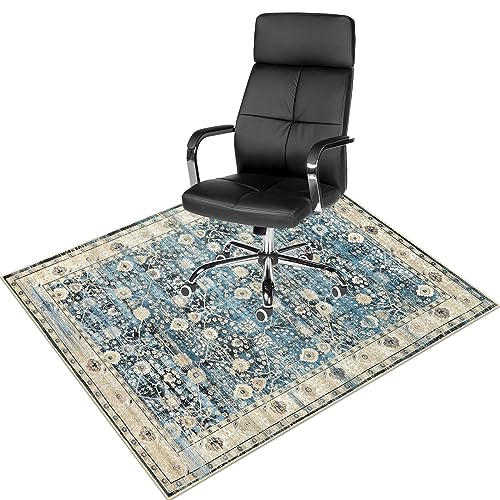Anidaroel Home Office Chair Mat for Hardwood Floor, 48