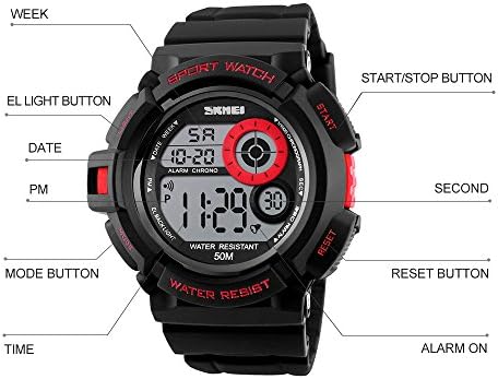 digital watch instructions 4 button