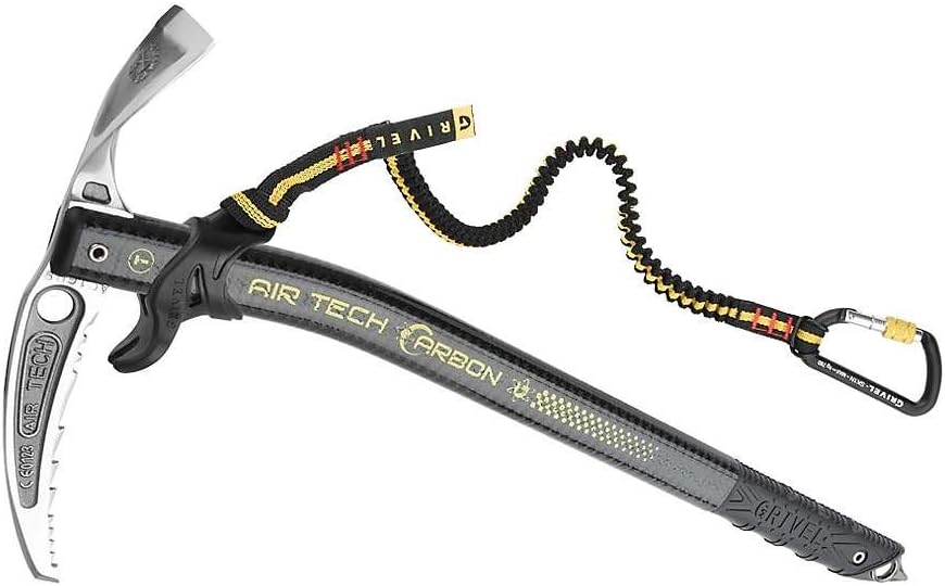 Grivel Air Tech Carbon Ice Axe w/ Long Leash Easy Slider / Sspring 53cm