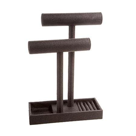 Double Bracelet Bar 9.75X9.75X13.75-Black Burlap