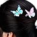 Gejoy 16 Pieces Glitter Butterfly Hair Clips for Girls Butterfly Glitter Barrette for Women Teens Hair Accessories