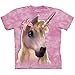 The Mountain unisex child Cutie Pie Unicorn T Shirt, Pink, Small US