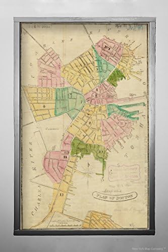 1826โ1828 Map|Title: Plan of Boston|Notes: Date Estimated from Quincy Market (1826) and Absence of The Free Bridge (1828).