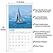 2020 Sailing Wall Calendar by Bright Day, 16 Month 12 x 12 Inch, Boat Water Ocean Blue