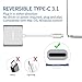 TVASTIC USB C to HDMI Adapter with HDMI+USB 3.0+USB C 3.1 Power Delivery Port, USB C Hub Converter supports 4K UHD display for Samsung S8 Plus/Note8, New MacBook,HP Spectre,Chromebook Pixel (Silver)