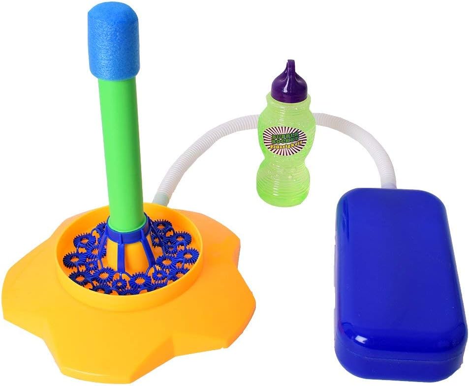 TE-Trend Soap Bubbles Machine Compressed Air Rocket Pump Bubble Machine