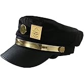 Weixu Cosplay Cap Jotaro Costume Accessories Hats Army Military Flatcap for Halloween Party