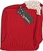 Baby Girls Boys Winter Hat Scarf Earflap Hood Scarves Skull Caps, Red One Size