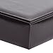 Mele & Co. Carson Men's Dresser Top Valet (Black Faux Leather)