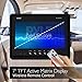 Pyle Headrest Monitor, 7-inch TFT Widescreen w/ 2 RCA Video Inputs, Wireless Remote, Cold Cathode Light, Headrest Shroud, Universal Stand Mount, Great for Road Trips, Keep Kids Entertained (PLHR79)