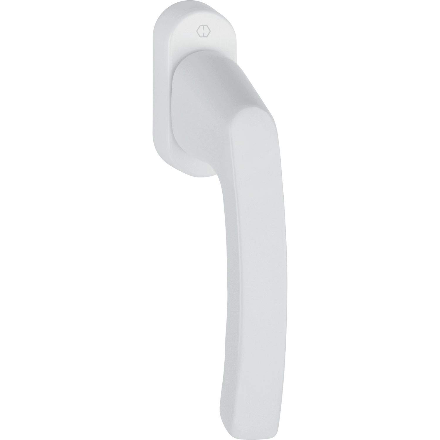 Hoppe 102202362, White Window Handle, LIÈGE-Concealed Screwed, 7 x 40