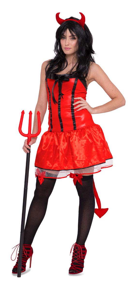 Folat - Red Devil Dress for Women - Size: S-M