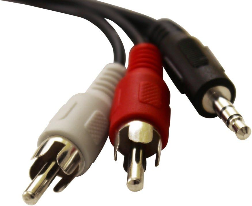 ReadyPlug RCA to 3.5mm Audio Cable for Yamaha YSP4300 Sound Bar with