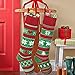 LimBridge Christmas Stockings, 4 Pack 24 inches Extra Long Stripe Snowflake Knit Knitted Xmas Rustic Personalized Large Stocking Decorations for Family Holiday Season Decor, White Red Green