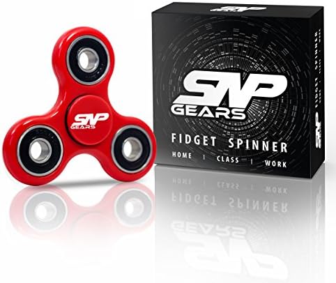 SNP GEARS Tri Fidget Spinner Toy With Ceramic Bearing EDC Focus Stress Reducer Toy Perfect For ADD ADHD Anxiety and Autism Adult Kids