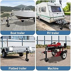 Aukayne Trailer Jack with Wheel- 2000 LBs, Heavy