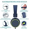 CCHKFEI-Kids-Headphones-Wired-Headphones-for-Kids-Adjustable-Headband-Stereo-Sound-Foldable-85dB-Safe-Volume-Limited-Childrens-Headphones-for-ChildrenTeensBoysGirls CCHKFEI Kids Headphones -Wired Headphones for Kids, Adjustable Headband Stereo Sound Foldable 85dB Safe Volume Limited…