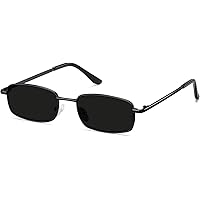 Amazon.com: WDZAYXC Classic Rectangular Sunglasses Retro Slim