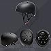 Bike Helmet,RA CPSC Certified Adjustable Kids and Adult Skateboard Helmet for Multi-sports Cycling Skateboarding Roller Skate Inline Skating Scooter Rollerblading Longboard -Black