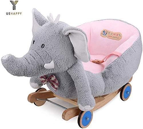 plush elephant rocker