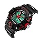 Bounabay Men's Analog Display Sports Military Wrist Watch Multifunctional 5ATM Waterproof Quartz with LED Backlight